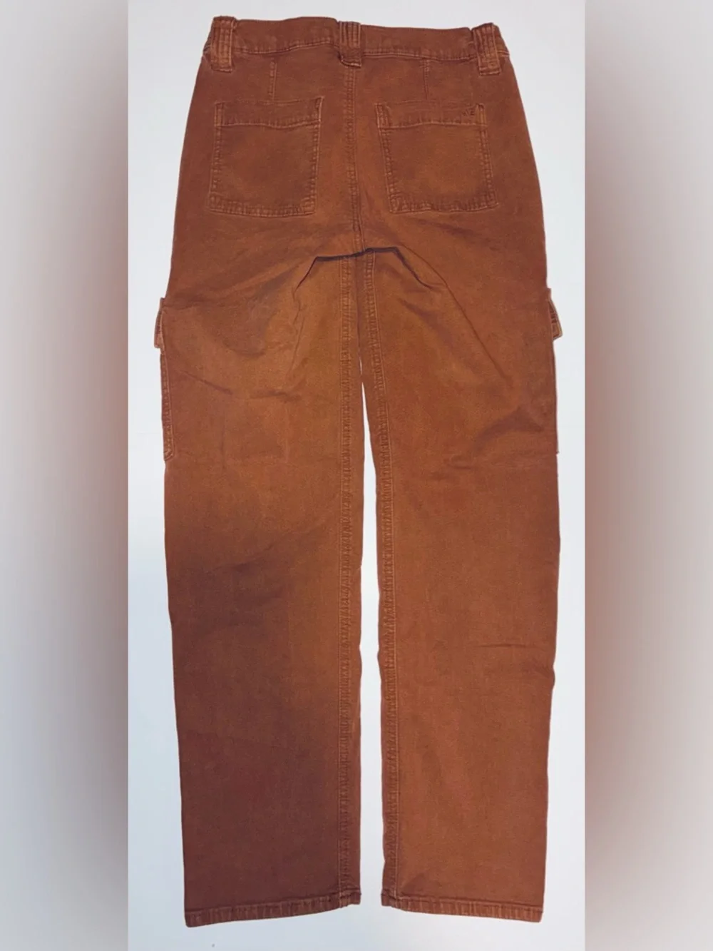 AE - Rust Cargo Straight-Leg Pants - Picture 3 of 8
